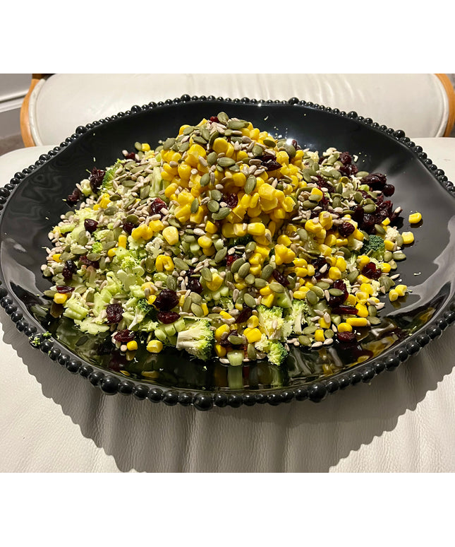 Round Platter Large Black