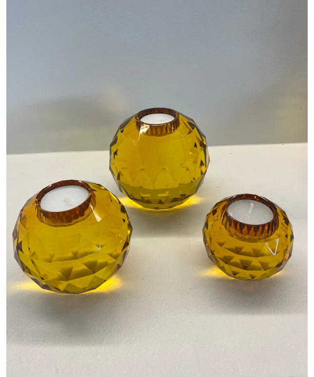 Ball Tealight Amber