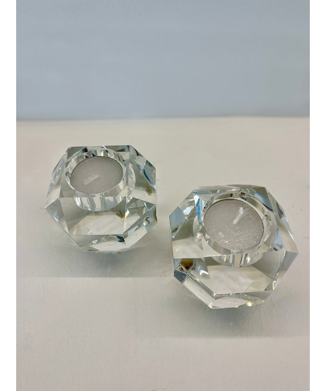 Tealight Cube Clear