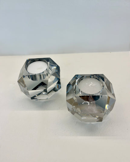 Tealight Cube Gunmetal